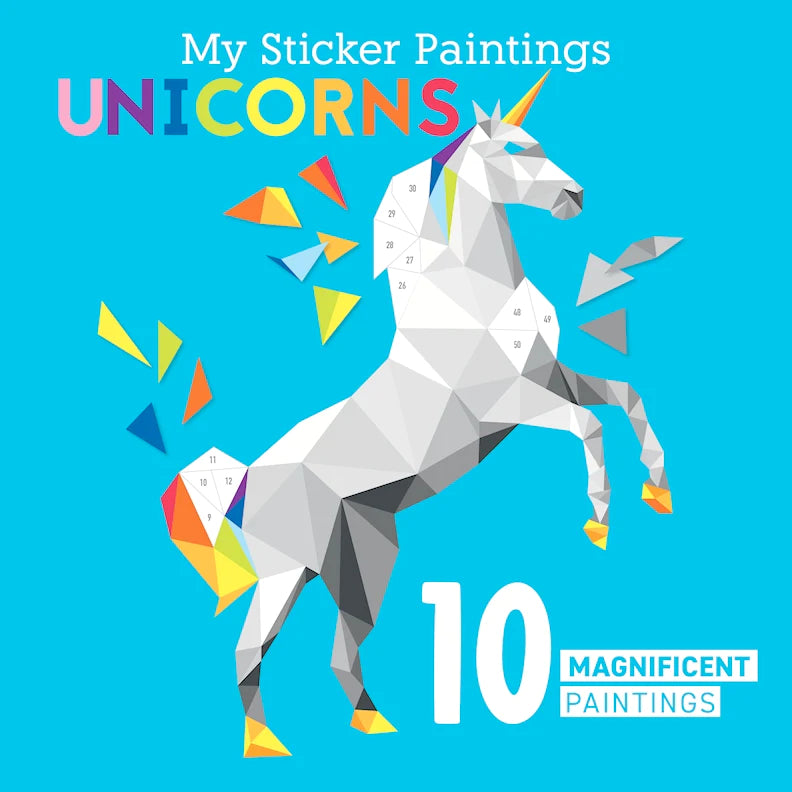 My Sticker Paintings: Unicorns Cover