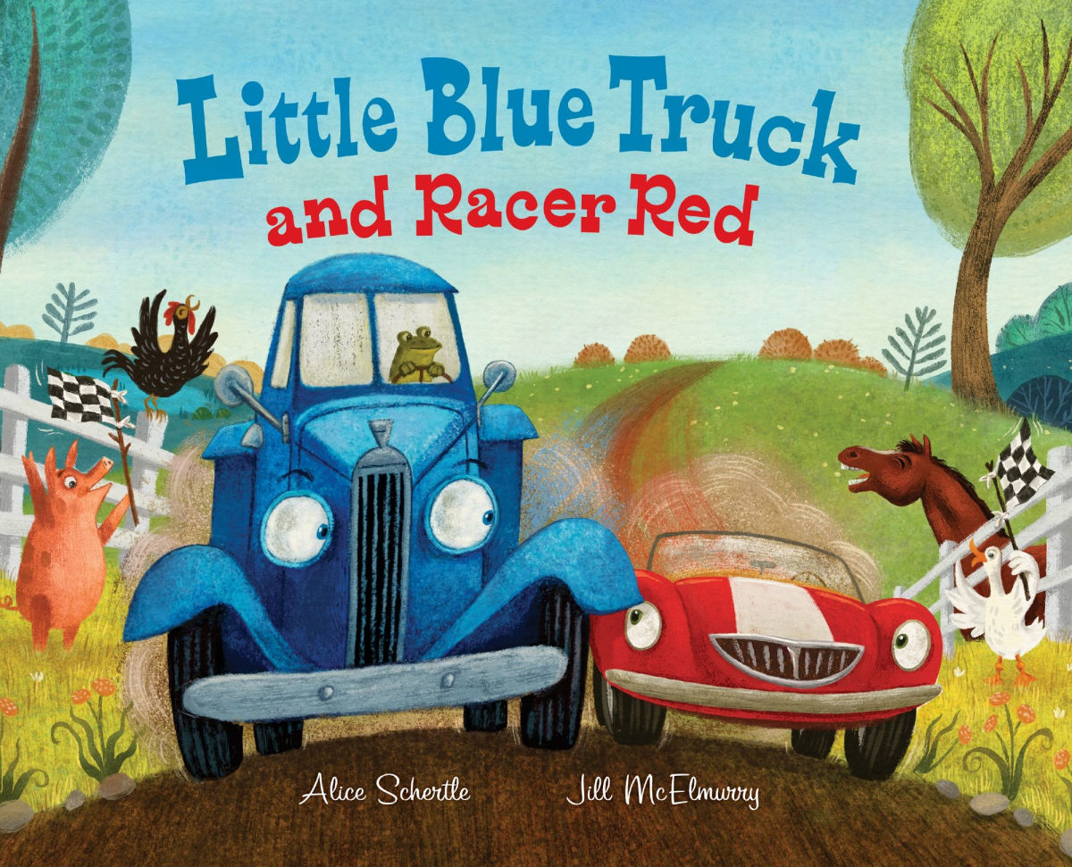 Little Blue Truck and Racer Red Cover