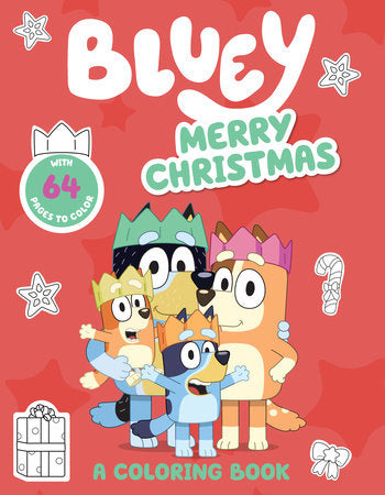 Tomfoolery Toys | Bluey: Merry Christmas: A Coloring Book