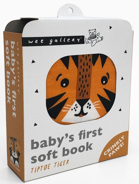 Tomfoolery Toys | Tiptoe Tiger (2020 edition): Baby's First Soft Book