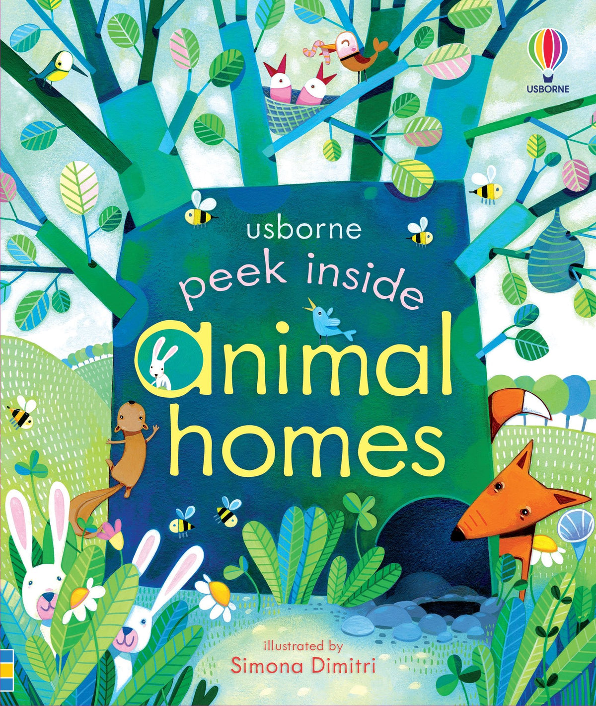 Peek Inside Animal Homes Cover