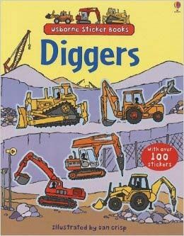 Tomfoolery Toys | First Sticker Book: Diggers