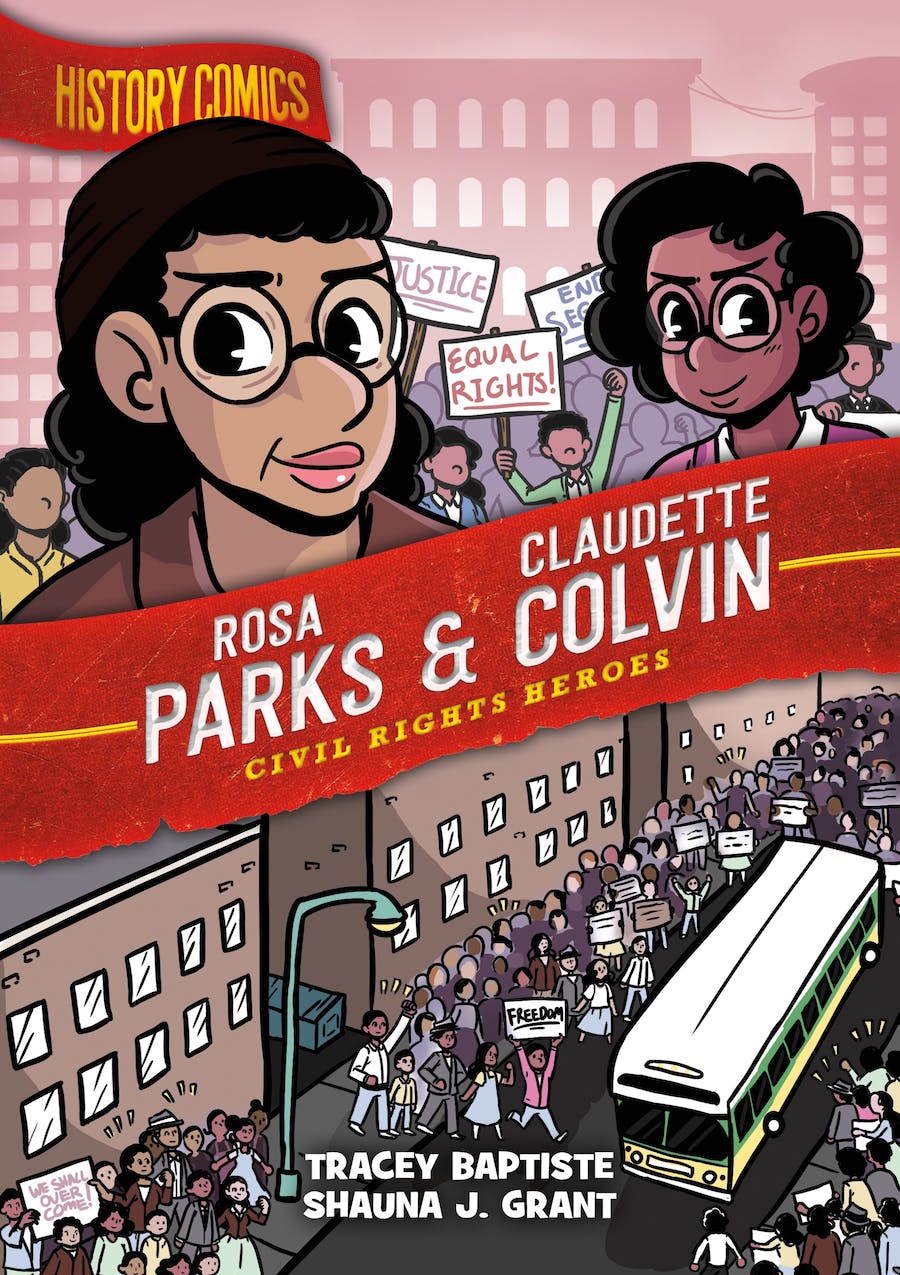 History Comics: Rosa Parks & Claudette Colvin Cover
