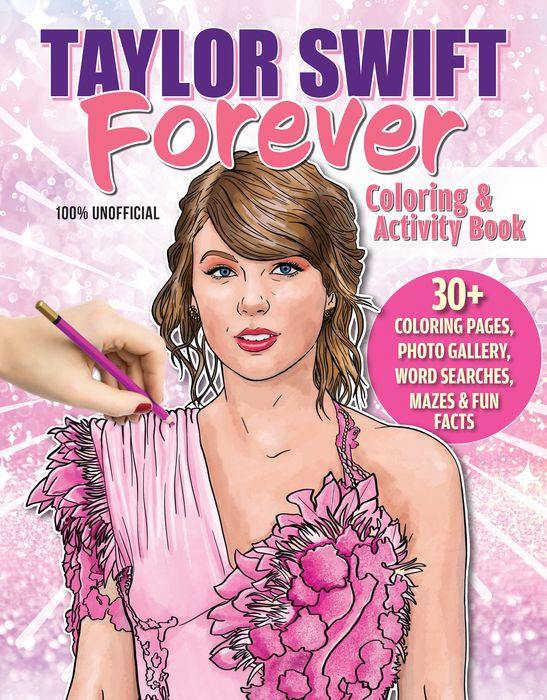 Taylor Swift Forever Coloring Book Cover