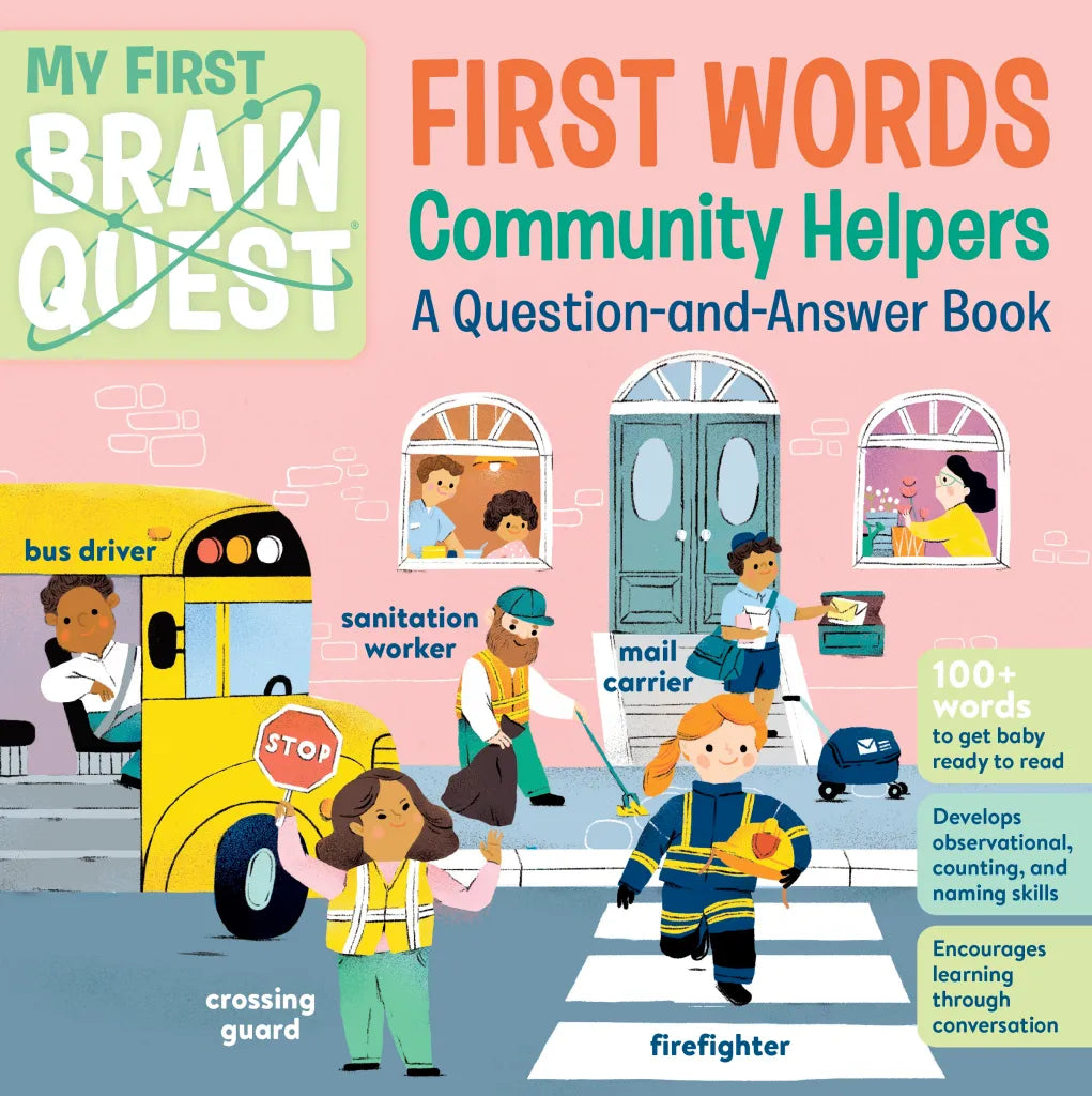 Brain Quest First Words: Community Helpers Cover