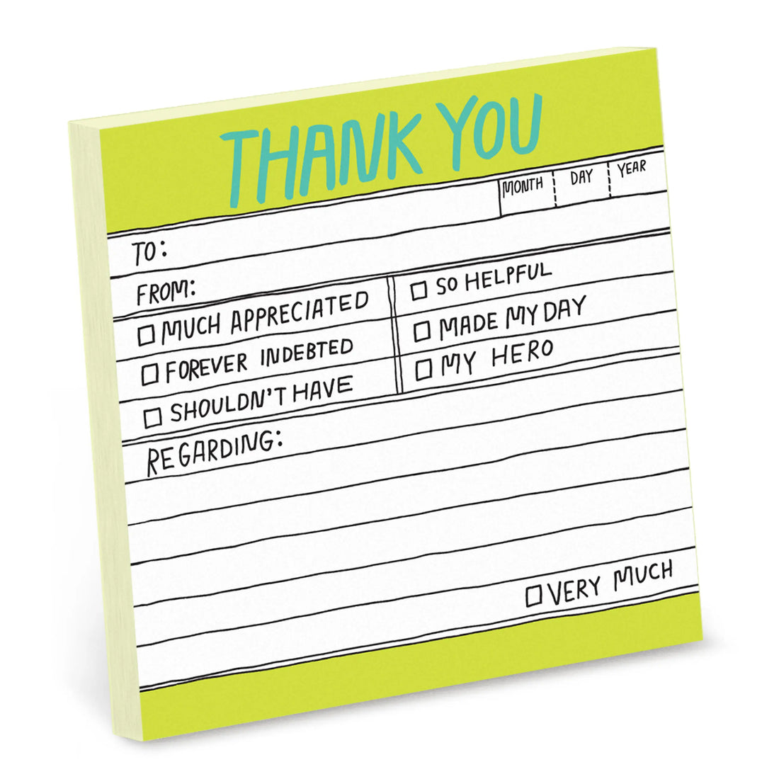 Hand-Lettered Thank You Sticky Notes Preview #2