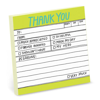 Hand-Lettered Thank You Sticky Notes Preview #2