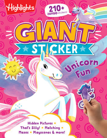 Tomfoolery Toys | Giant Sticker Unicorn Fun