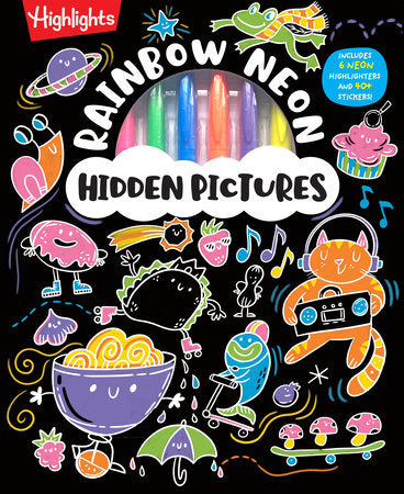 Tomfoolery Toys | Rainbow Neon Hidden Pictures