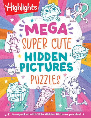 Mega Super Cute Hidden Pictures Puzzles Cover