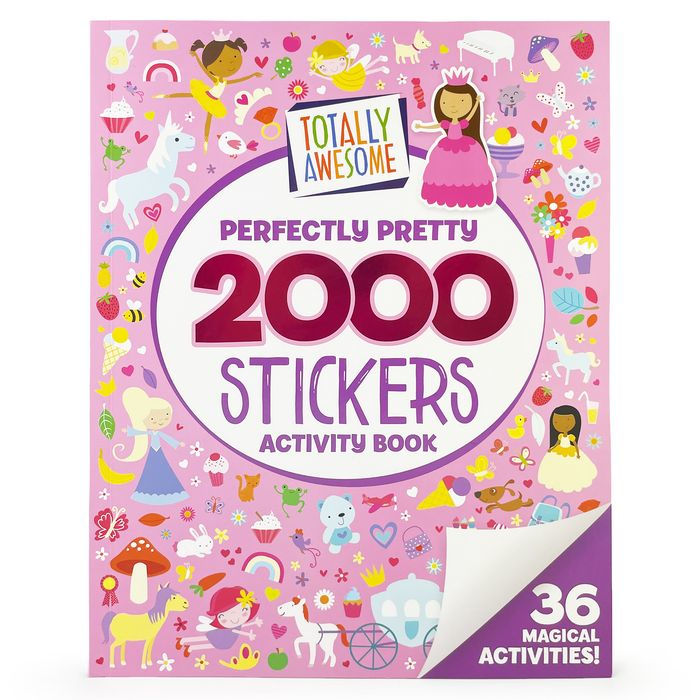 2000 Stickers Perfectly Pretty Activity Book Preview #2