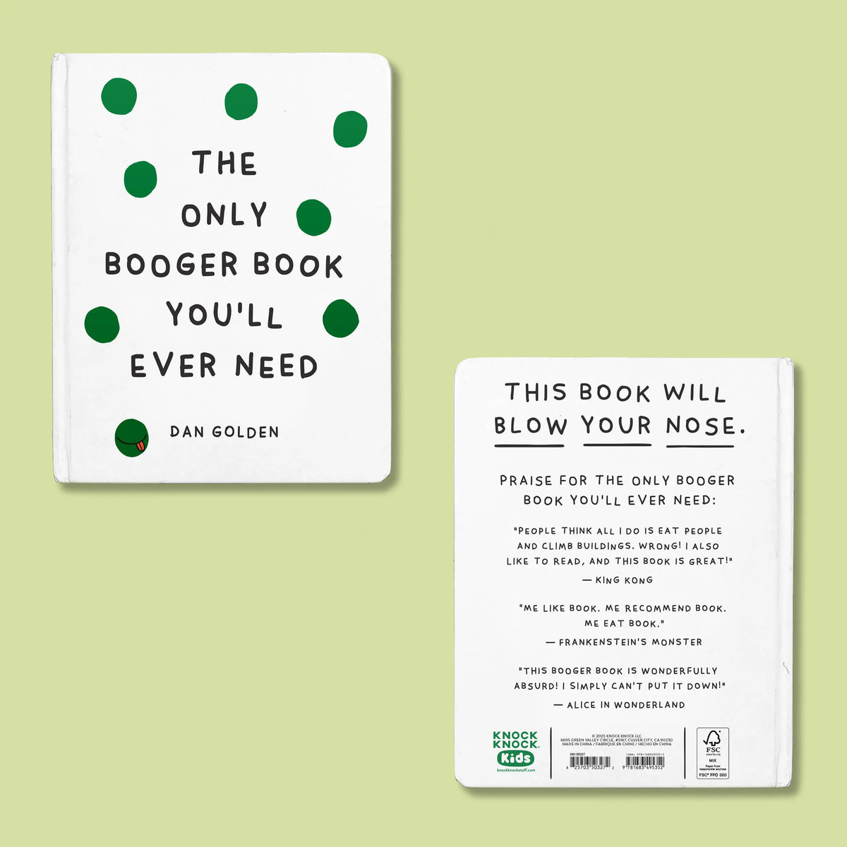 The Only Booger Book You'll Ever Need Cover