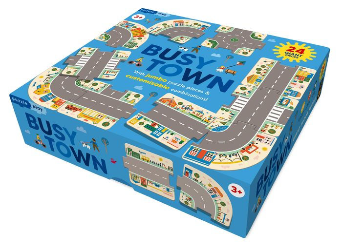 Busy Town Puzzle Cover