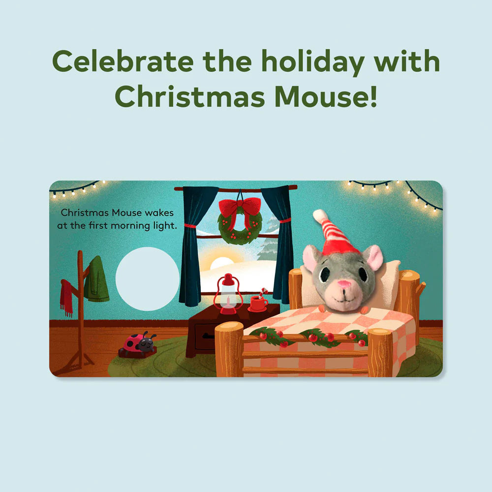 Christmas Mouse: Finger Puppet Book Preview #2