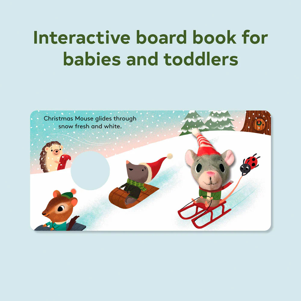 Christmas Mouse: Finger Puppet Book Preview #3