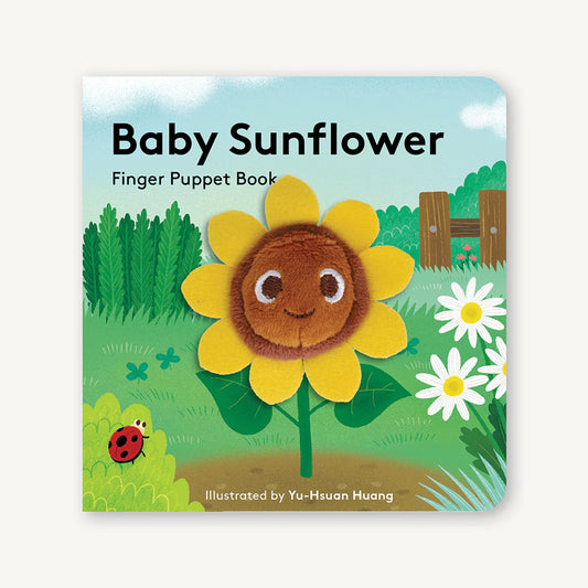 Tomfoolery Toys | Baby Sunflower: Finger Puppet Book