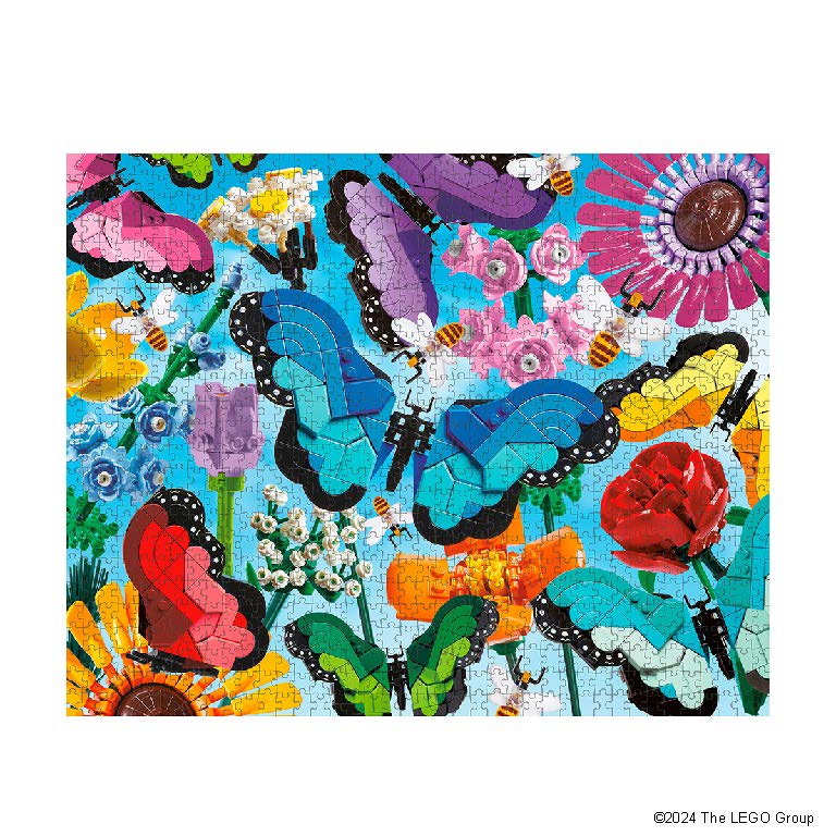 LEGO Butterflies & Blooms 1000pc Puzzle Cover