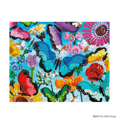 LEGO Butterflies & Blooms 1000pc Puzzle Preview #2