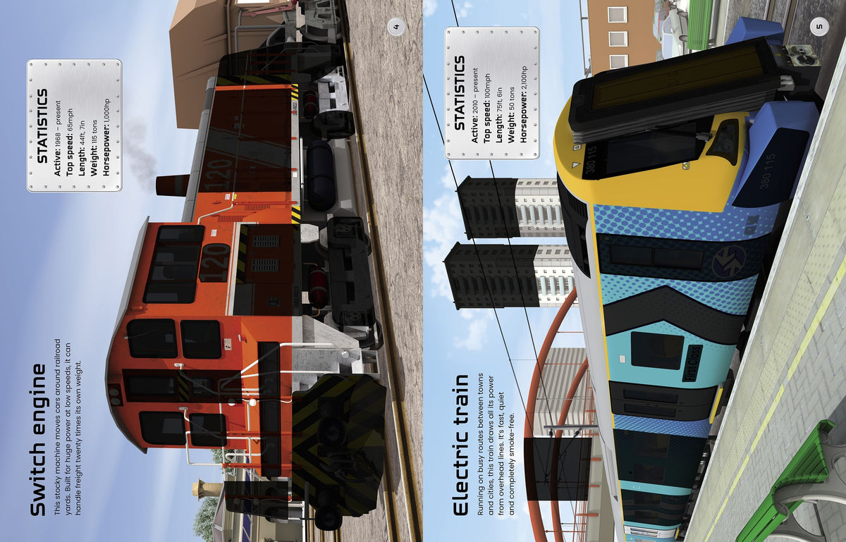 BYO Trains Sticker Book Cover