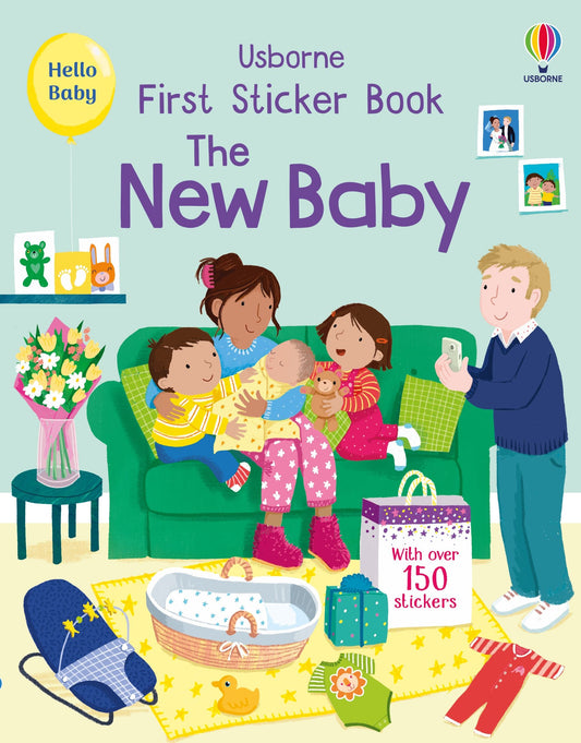 Tomfoolery Toys | First Sticker Book: New Baby