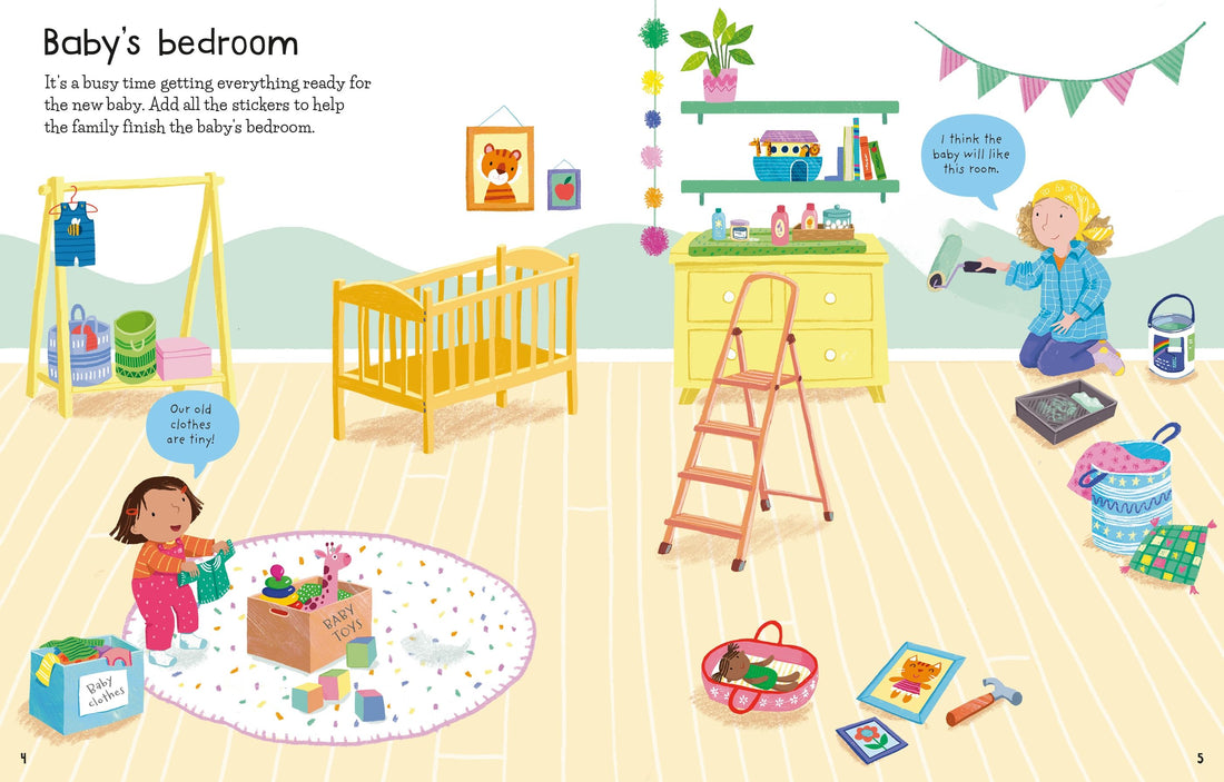 First Sticker Book: New Baby Preview #2