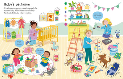 First Sticker Book: New Baby Preview #3