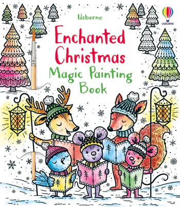 Enchanted Christmas Magic Painting Book Cover