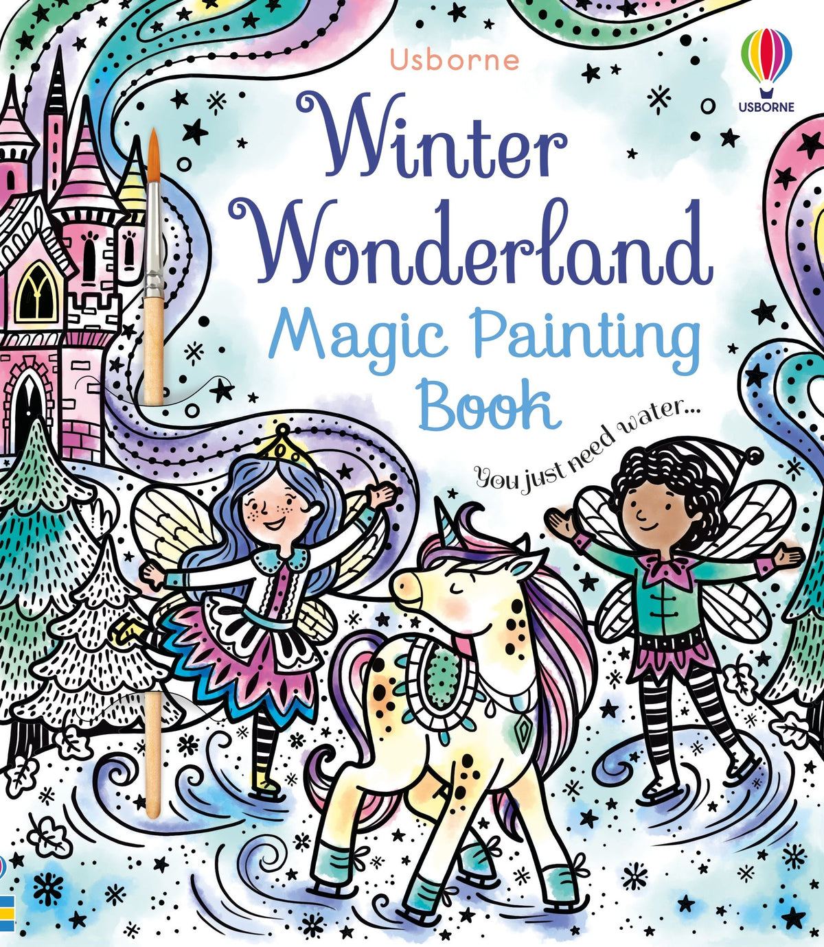 Winter Wonderland Magic Painting Book Cover