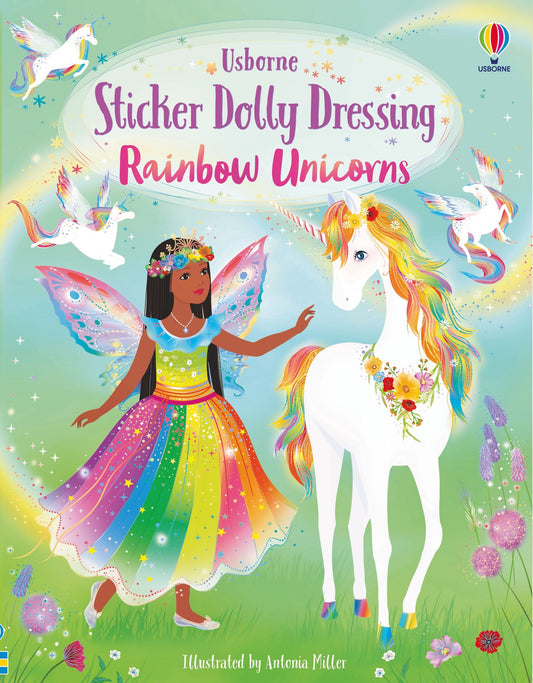 Tomfoolery Toys | Sticker Dolly Dressing: Rainbow Unicorns