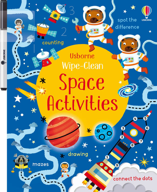 Tomfoolery Toys | Wipe-Clean Space Activities