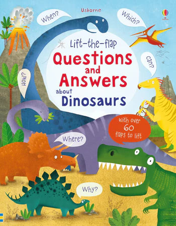 Tomfoolery Toys | Lift-the-Flap Q&A: About Dinosaurs