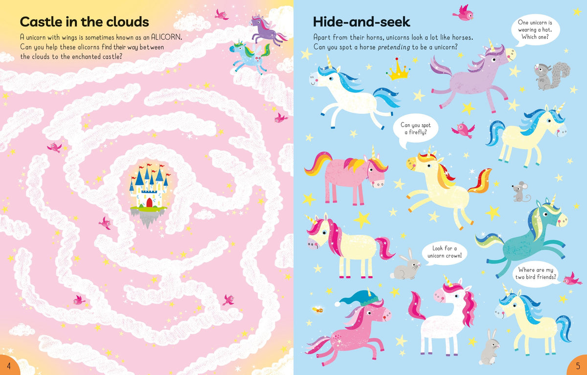 Big Activity Book Unicorns Cover