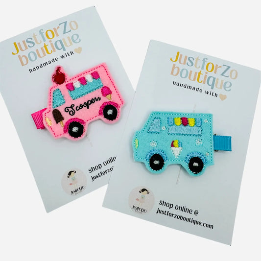 Tomfoolery Toys | Ice Cream Truck Hair Clips