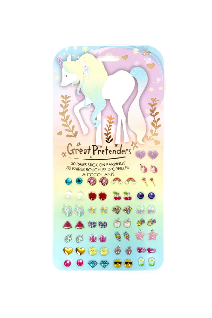 Whimsical Unicorn Sticker Earrings Cover
