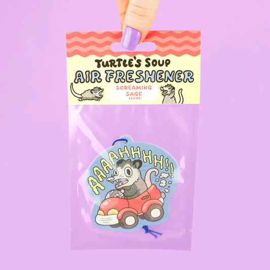 Tomfoolery Toys | Panic Opossum Car Air Freshener