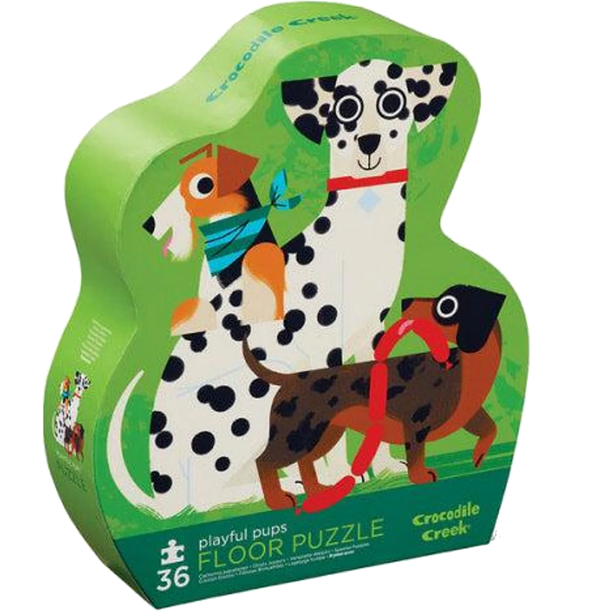 Playful Pups Floor Puzzle Cover