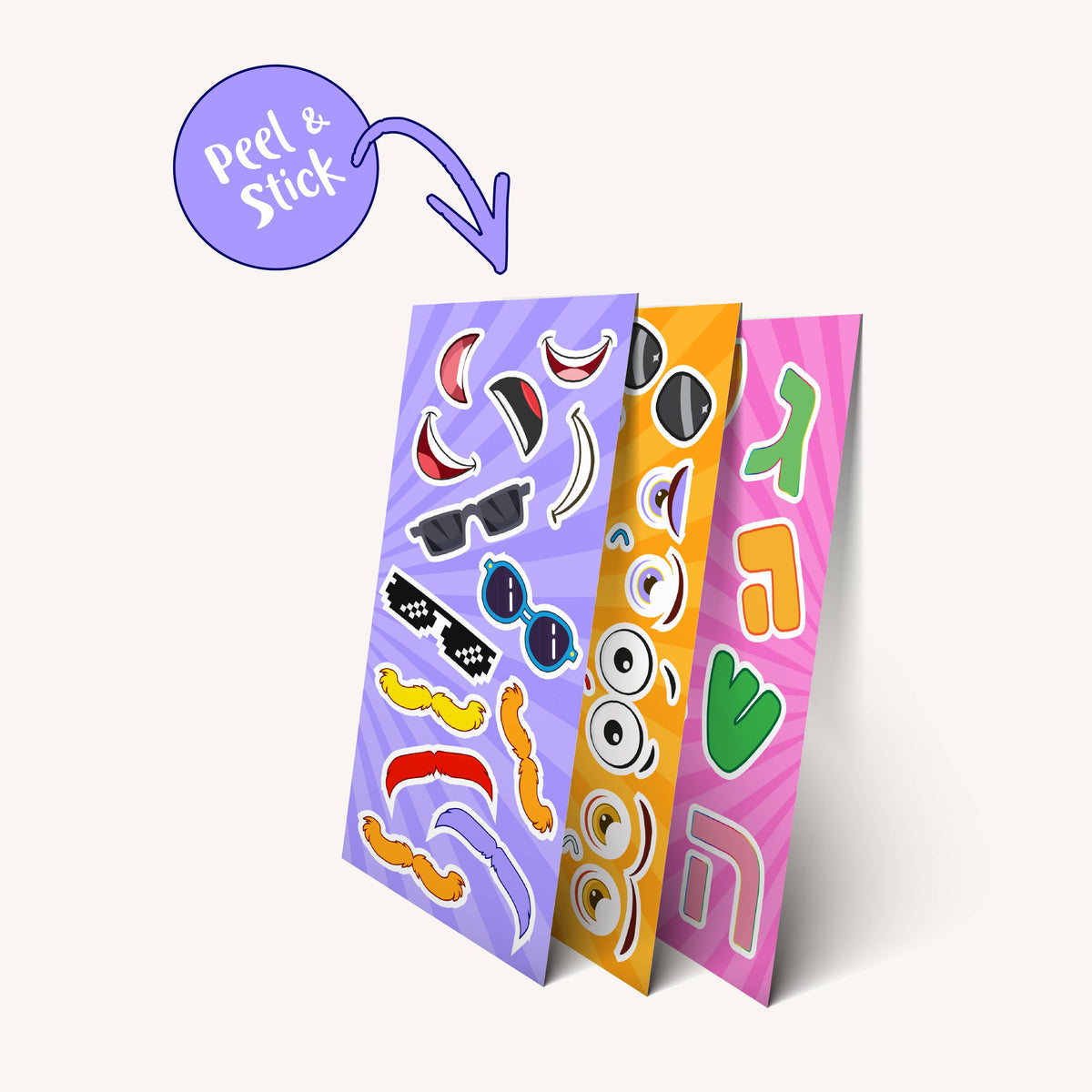 Silly Dreidel Sticker Making Kit Cover