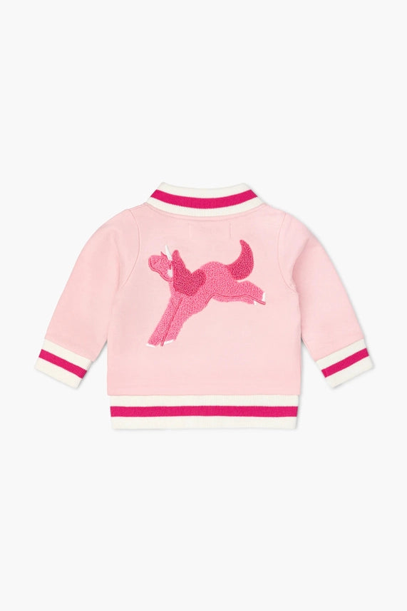 Pink Unicorns Zip Bomber Jacket Preview #2