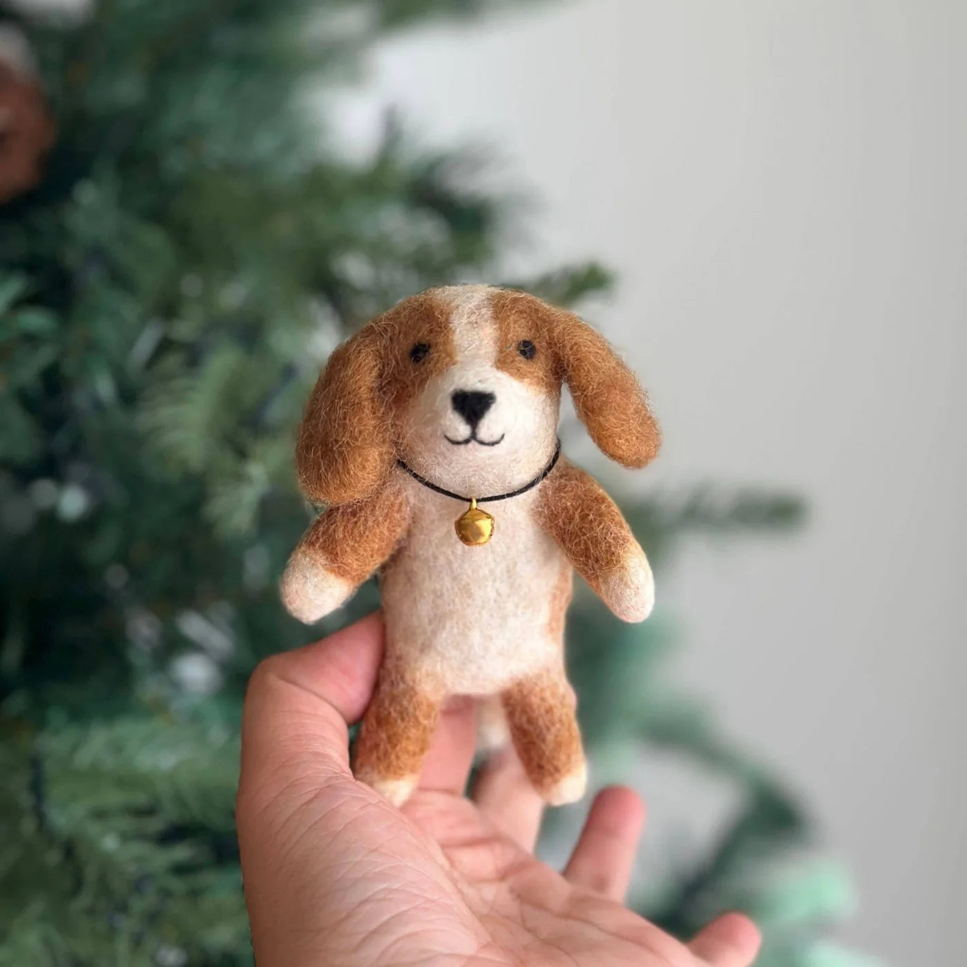 Tomfoolery Toys | Cavalier King Charles Spaniel Felt Finger Puppet