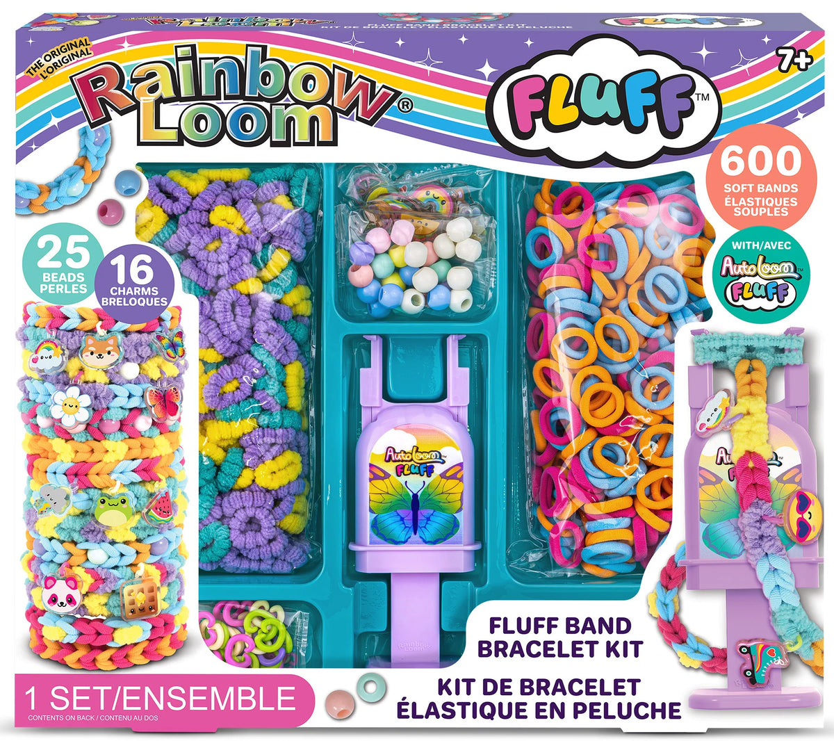Rainbow Loom Fluff Band Bracelet Kit Cover