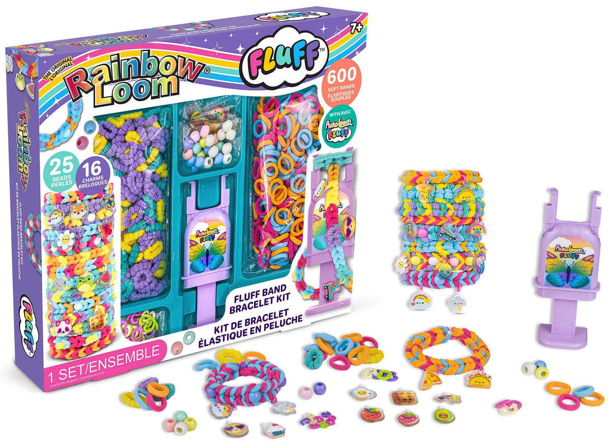 Rainbow Loom Fluff Band Bracelet Kit Cover