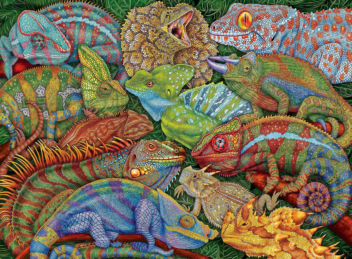 Riveting Reptiles 300pc Puzzle Cover