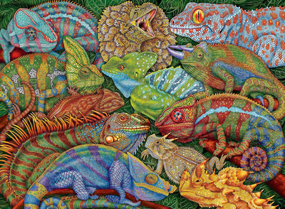 Riveting Reptiles 300pc Puzzle Preview #2