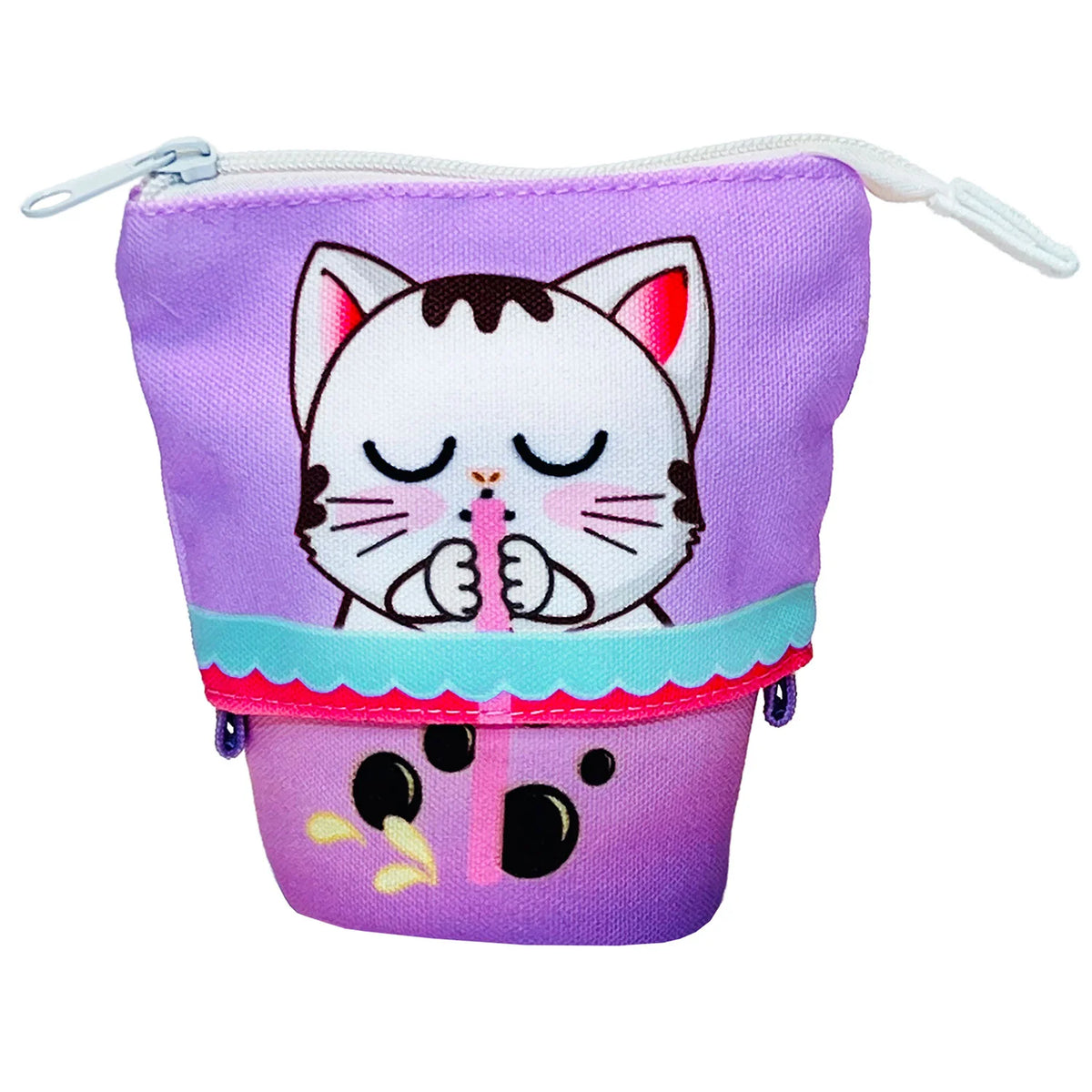 Boba Kitty Collapsible Pencil Case Cover