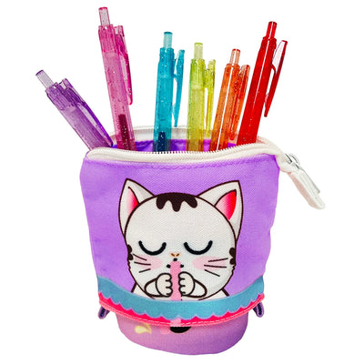 Boba Kitty Collapsible Pencil Case Preview #3