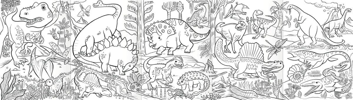 Dinosaur Biggie Pencils w/ Mini Mural Cover