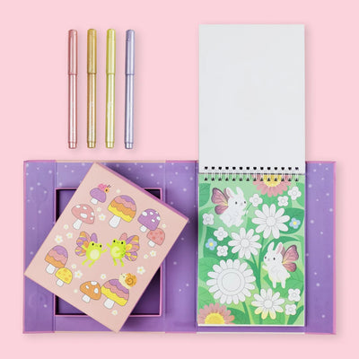 Little Fairy Land Shimmer Coloring Set Preview #3
