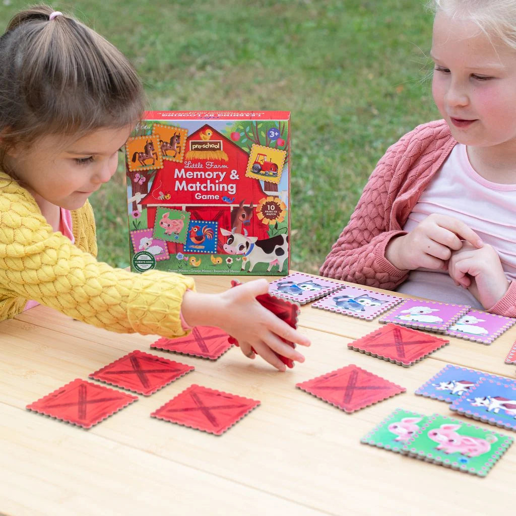 Pre-School Little Farm Matching Game Cover