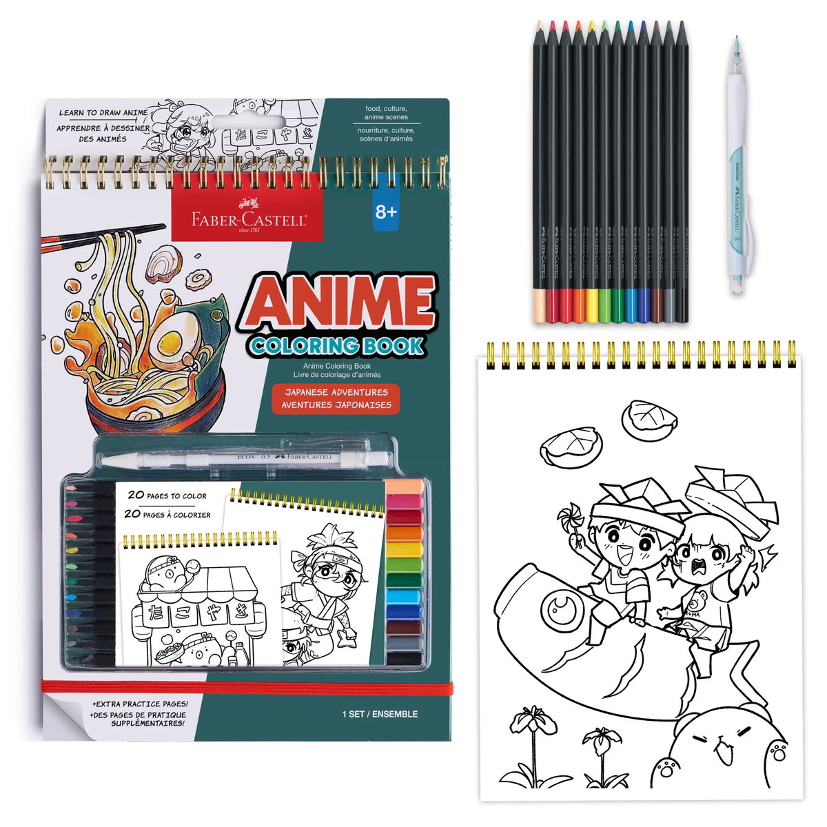 Japanese Adventures Anime Drawing Kit Cover