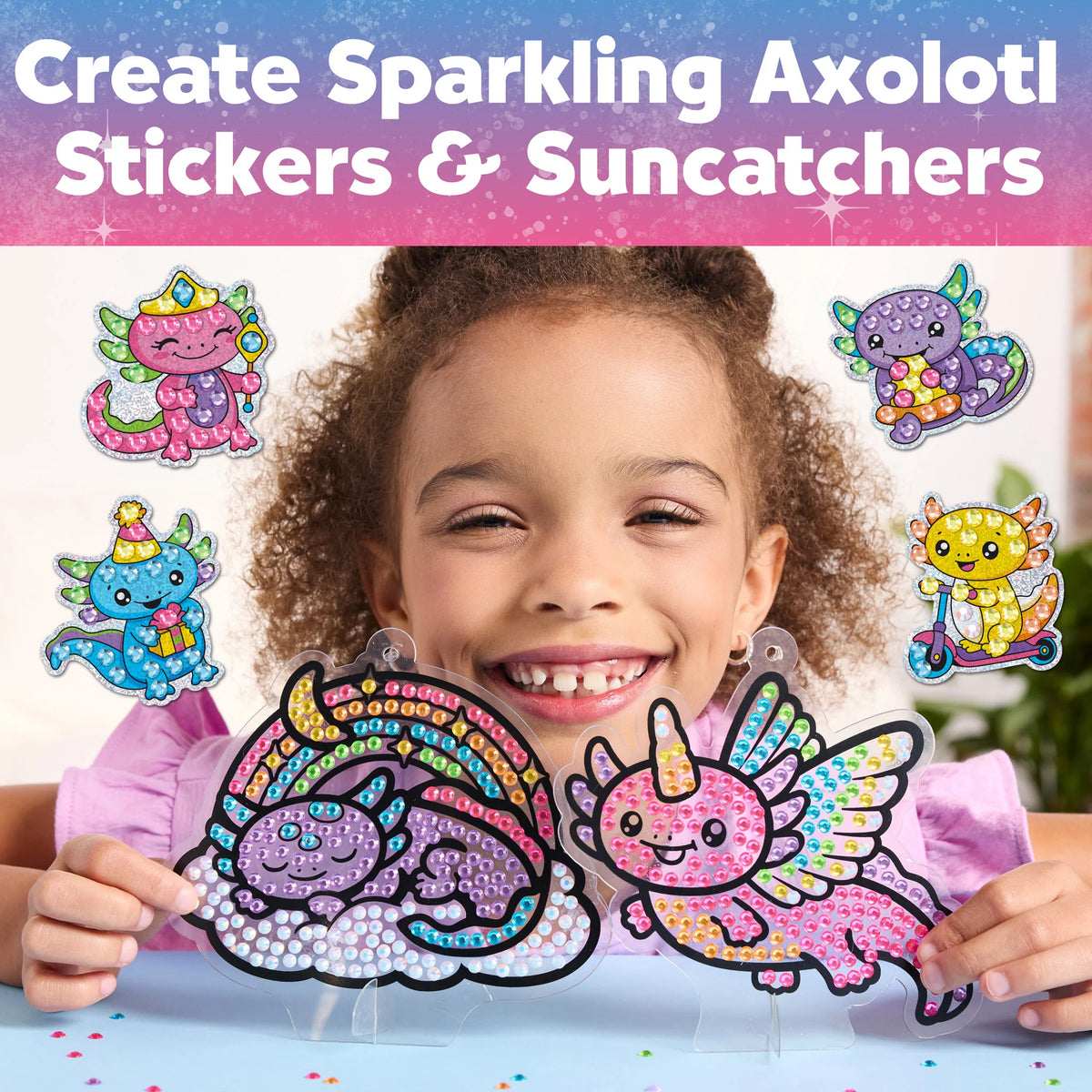 Axolotl Big Gem Diamond Painting Cover